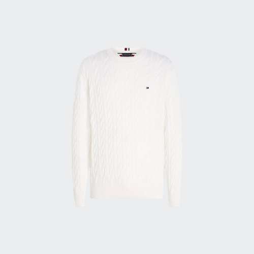 CAMISOLA TOMMY HILFIGER CLASSIC CABLE ANCIENT WHITE