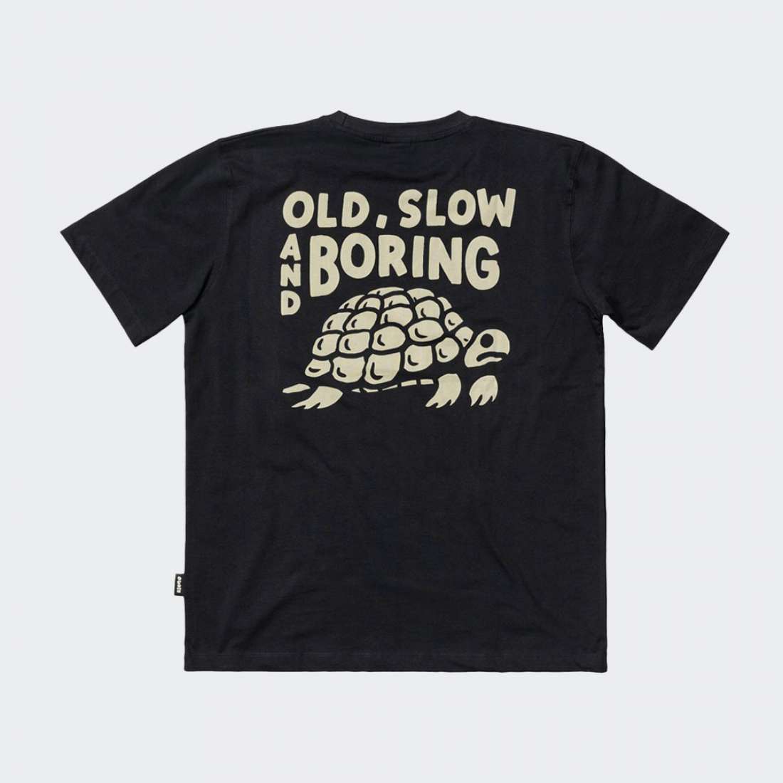 TSHIRT THE DUDES OLD SLOW BORING BLACK