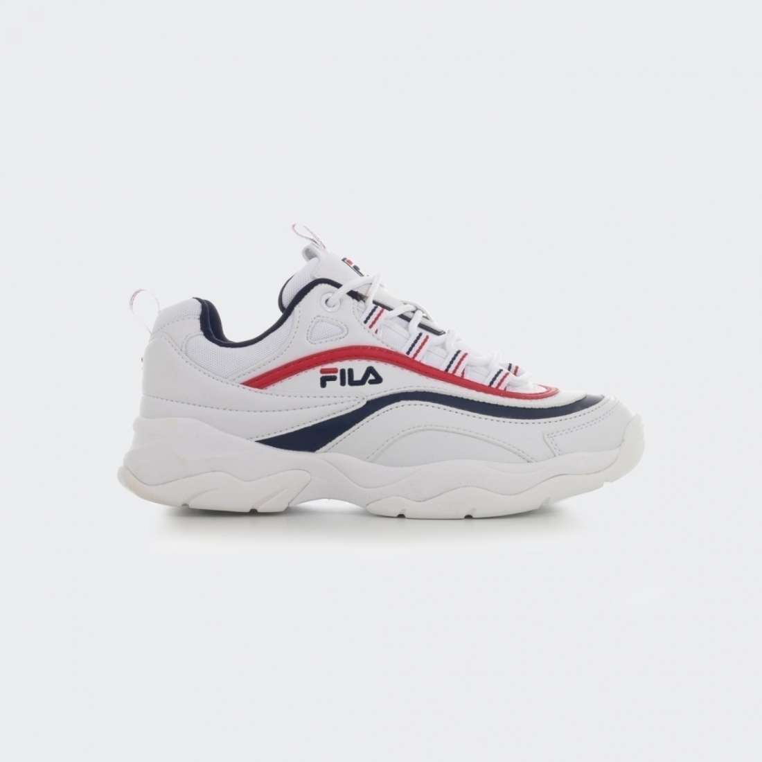 FILA RAY LOW WHITE/NAVY/RED