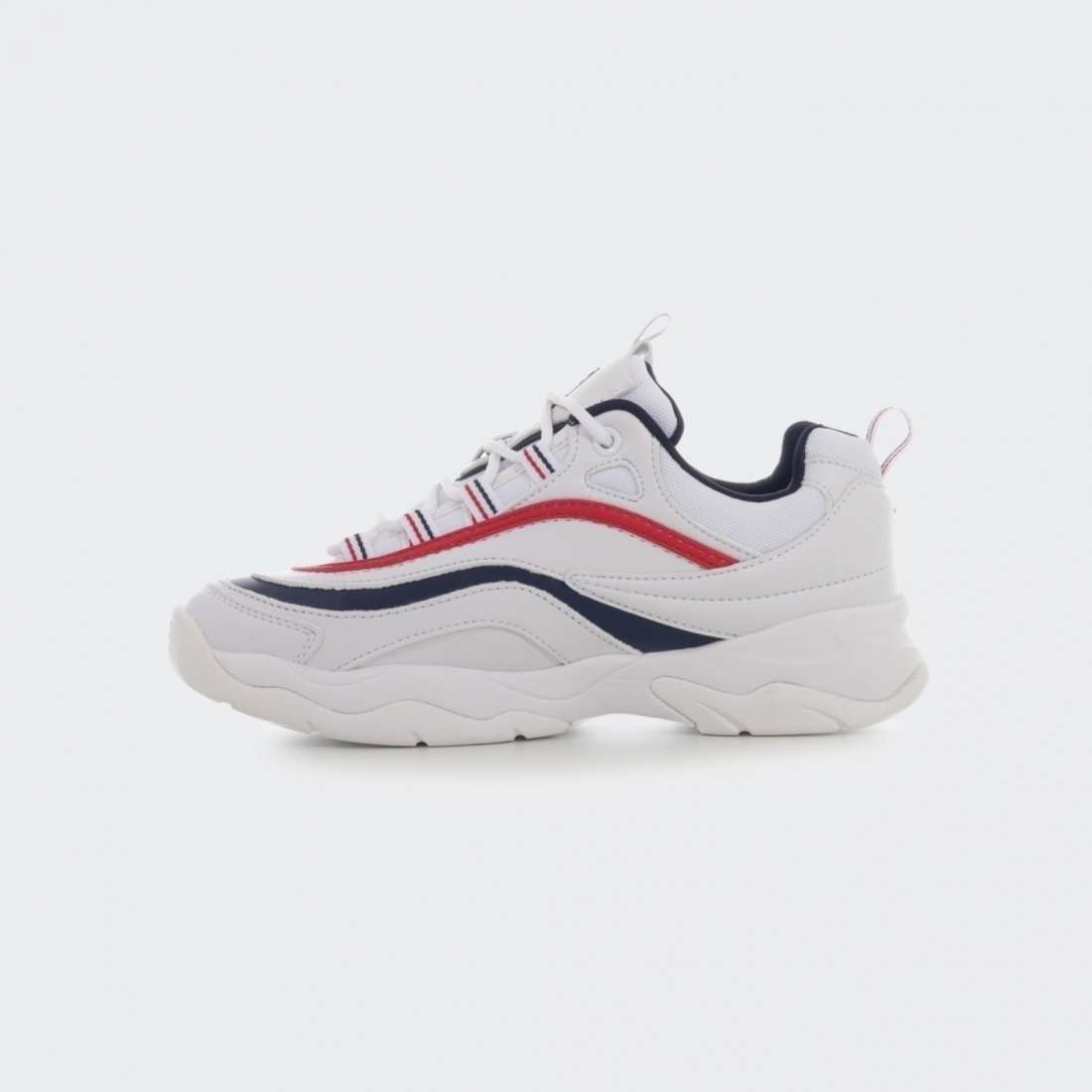 FILA RAY LOW WHITE/NAVY/RED