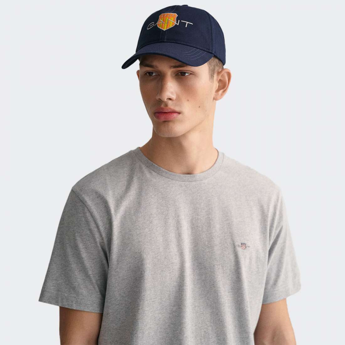 TSHIRT GANT REG SHIELD GREY MELANGE