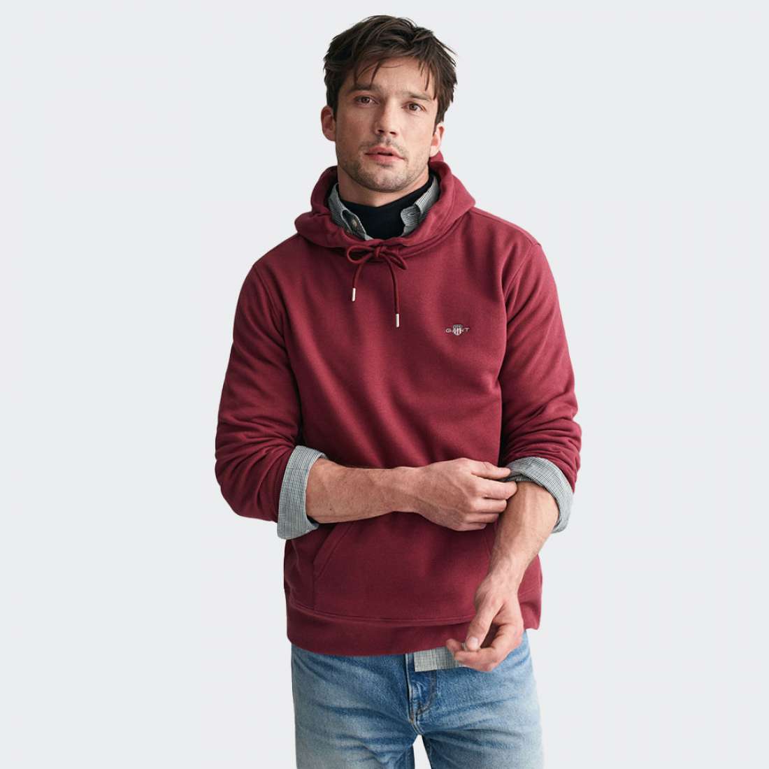 HOODIE GANT REG SHIELD 638