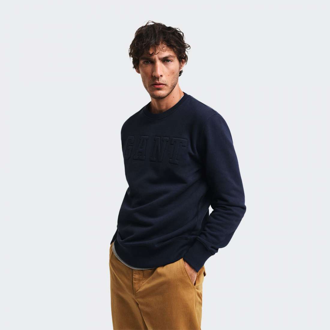 SWEATSHIRT GANT EMBOSSED