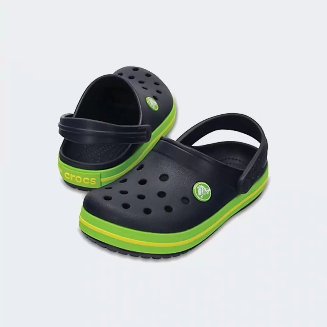 SOCA CROCS CROCBAND NAVY/GREEN