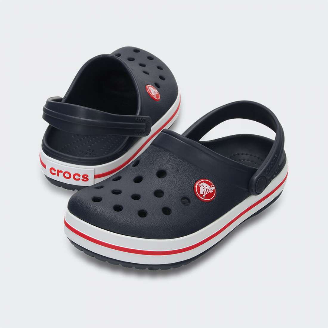 SOCAS CROCS CROCBAND CLOG T NAVY/RED