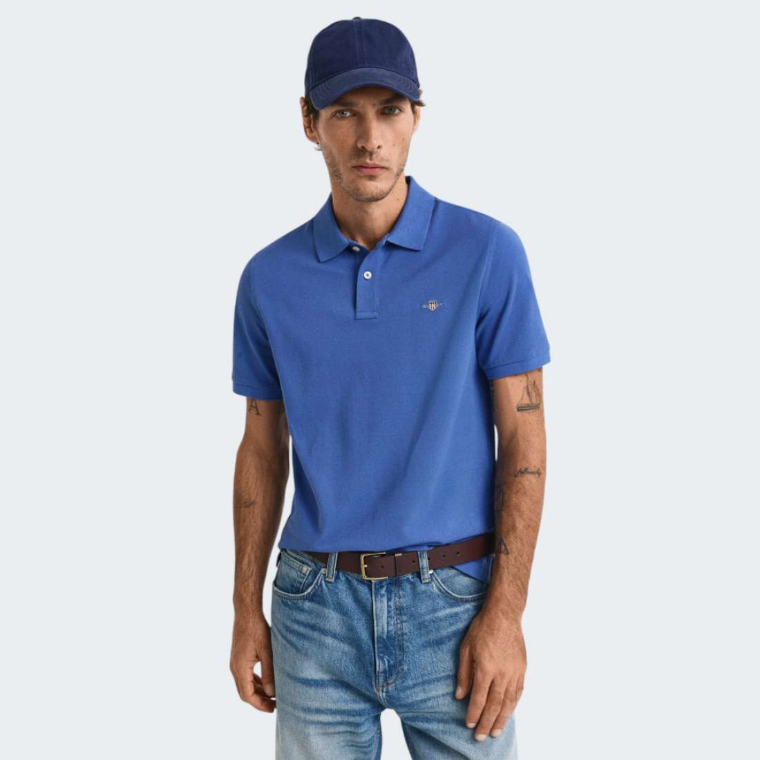 POLO GANT REG SHIELD 407