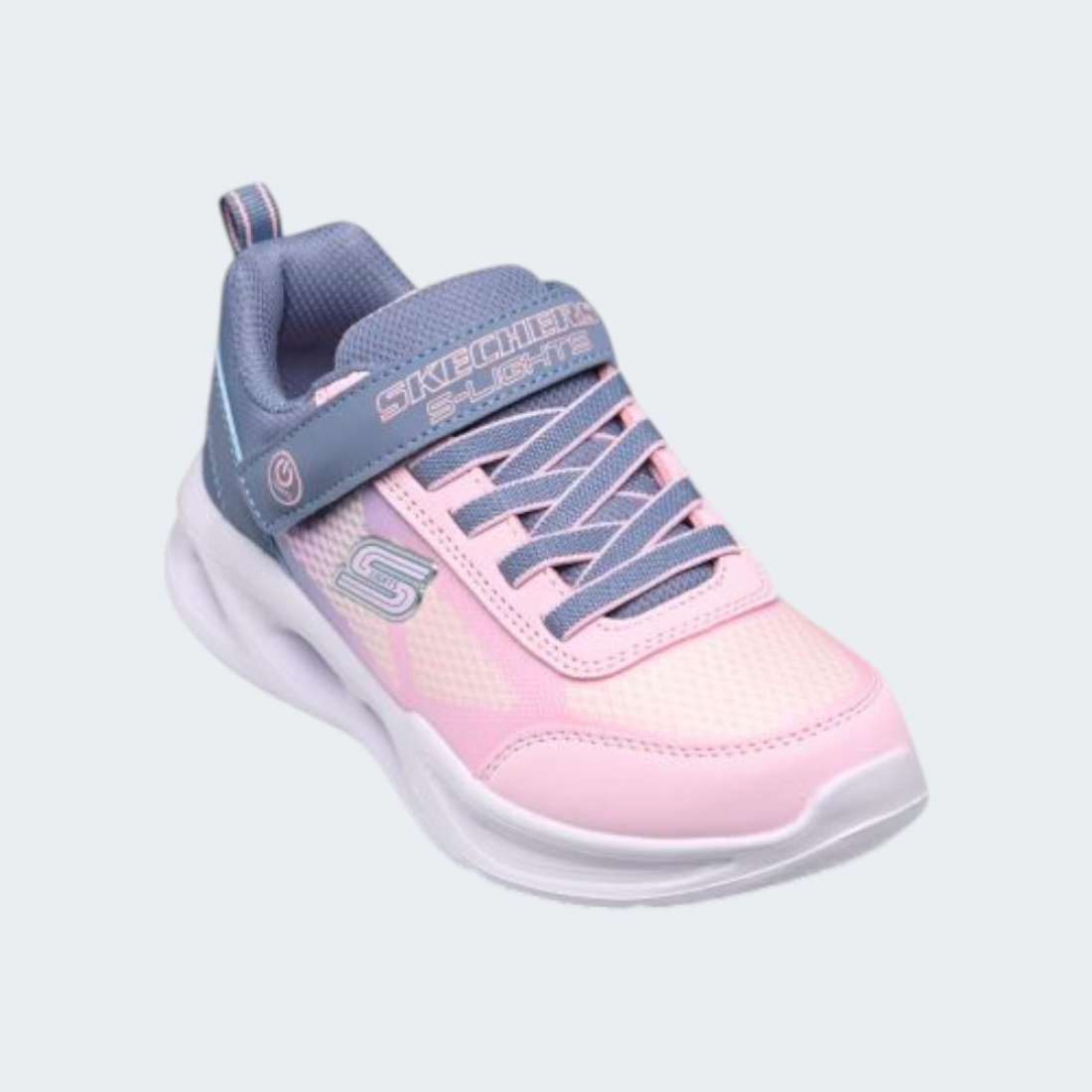 SKECHERS SOLA GLOW GREY/PINK