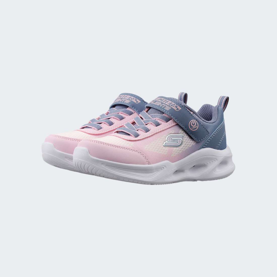 SKECHERS SOLA GLOW GREY/PINK