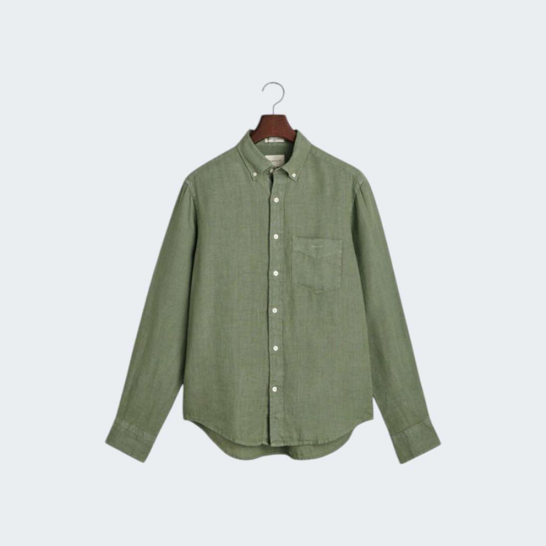 CAMISA GANT REG GMNT DYED LINEN 362