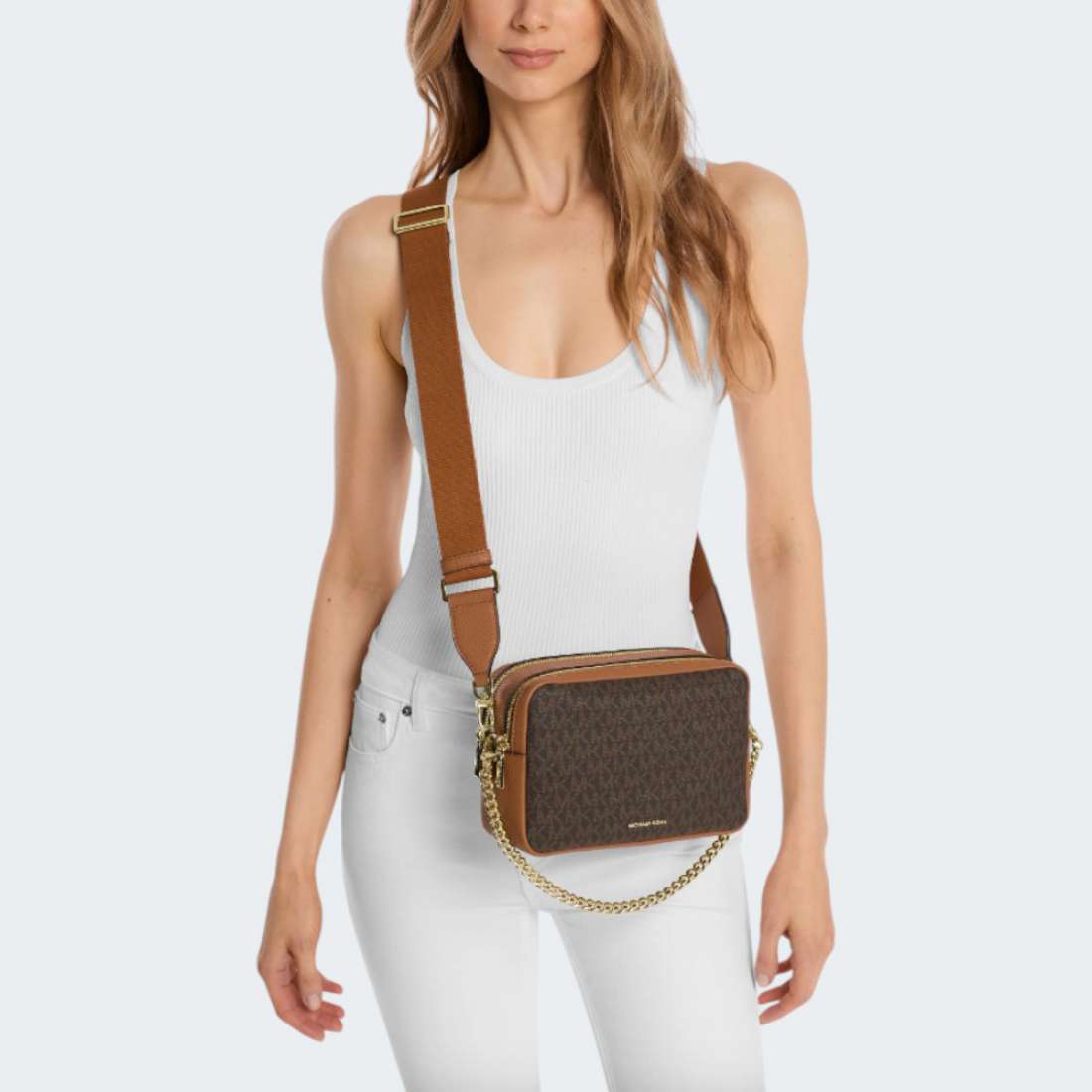 MALA MICHAEL KORS BRYANT BRN/ACORN