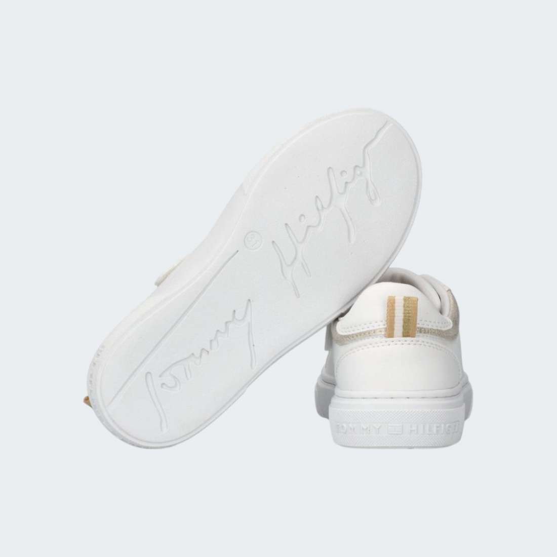 TOMMY HILFIGER LOW CUT WHITE/PLATINUM