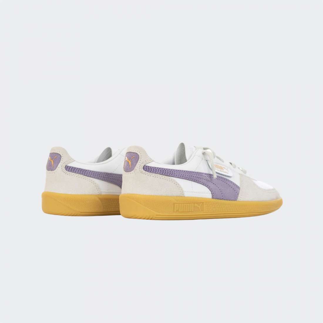 PUMA PALERMO P WHITE/PALE PLUM GUM