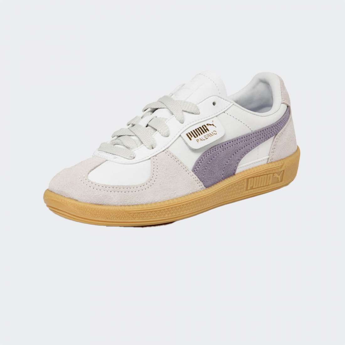 PUMA PALERMO P WHITE/PALE PLUM GUM