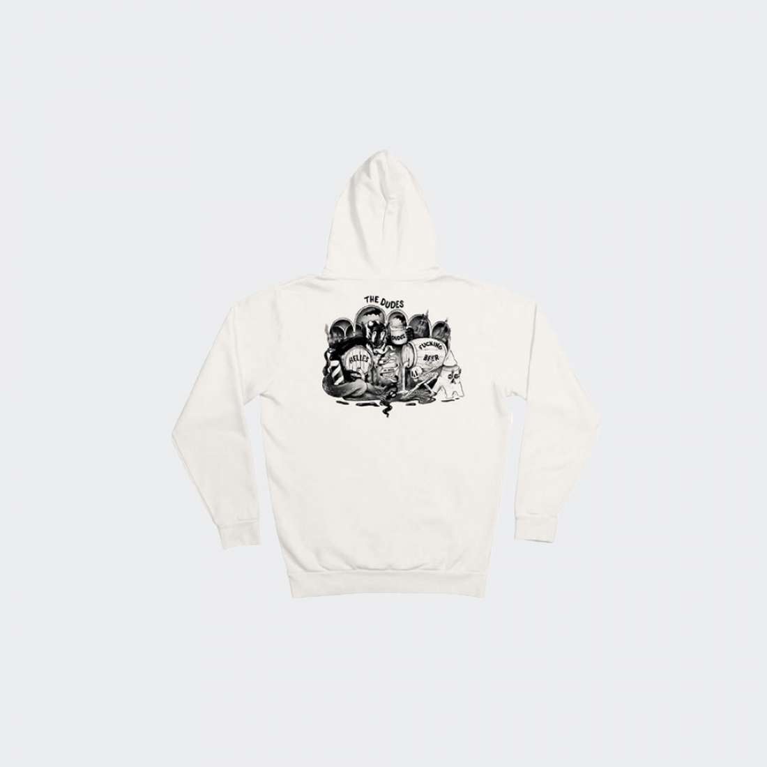 HOODIE THE DUDES HELLES IN HELL OFF WHITE