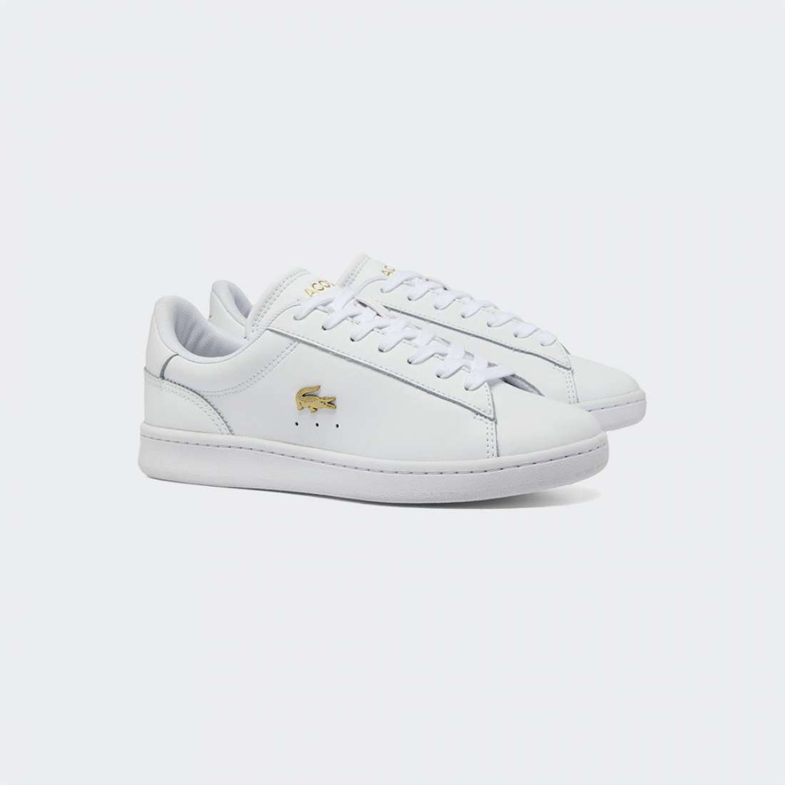 LACOSTE CARNABY PLATFORM WHT/GLD