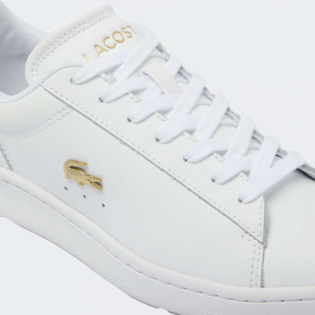 LACOSTE CARNABY PLATFORM WHT/GLD