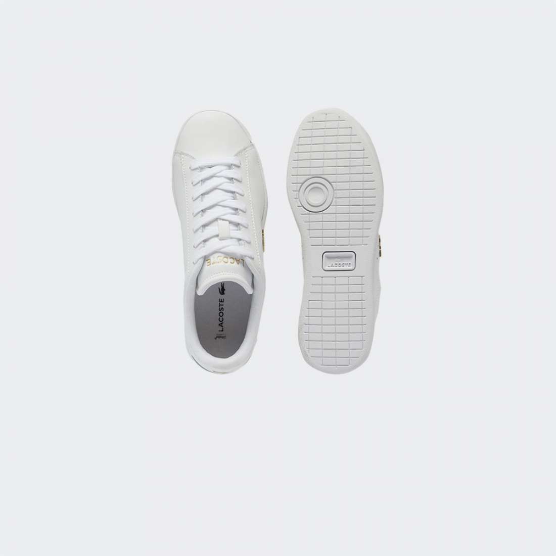 LACOSTE CARNABY PLATFORM WHT/GLD