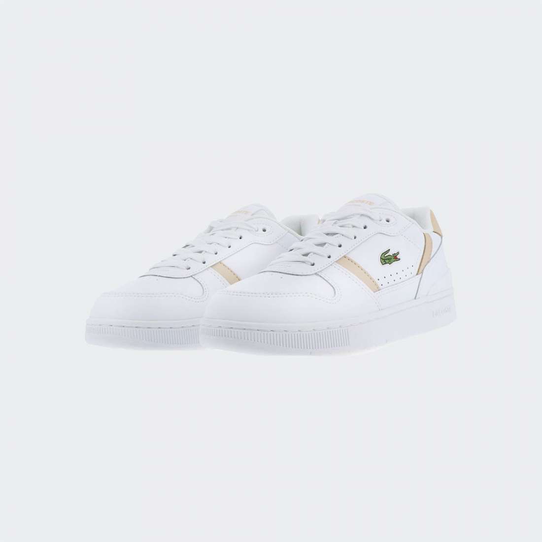 LACOSTE T-CLIP SET WHT/NAT