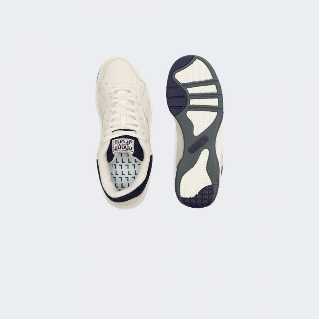 LACOSTE ELITE ACTIVE OFF WHT/NVY