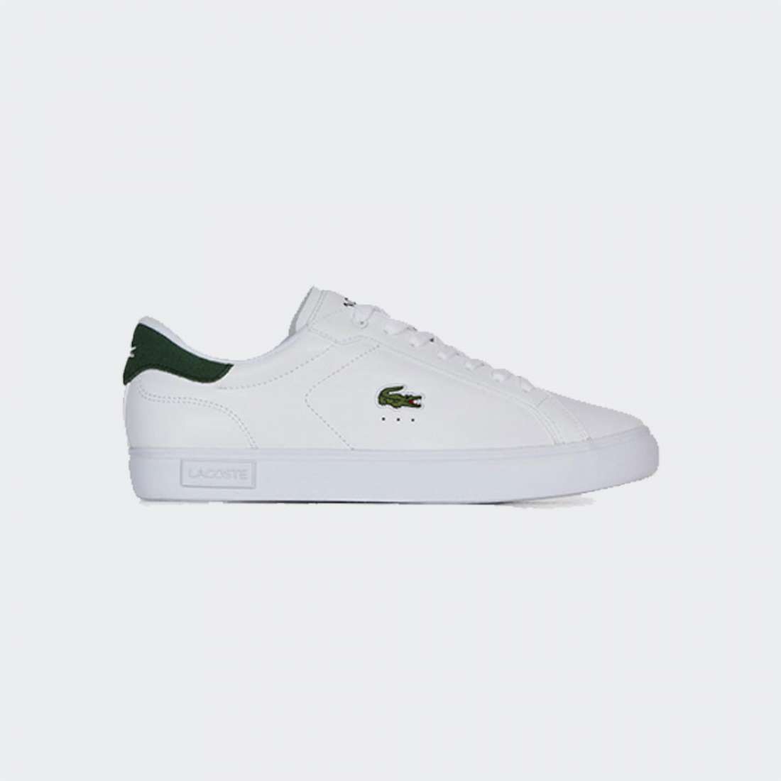 LACOSTE POWERCOURT WHT/DK GRN