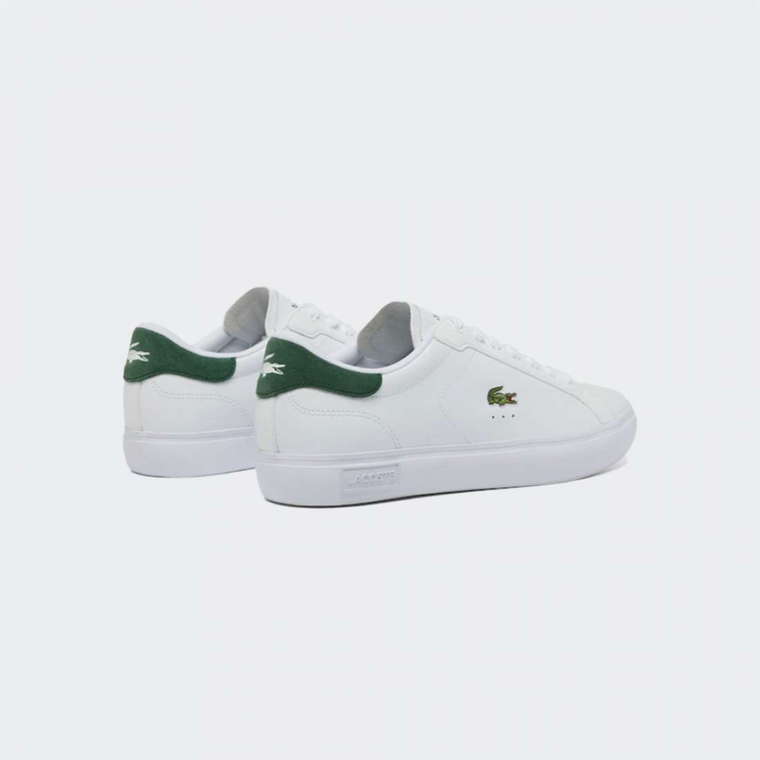 LACOSTE POWERCOURT WHT/DK GRN