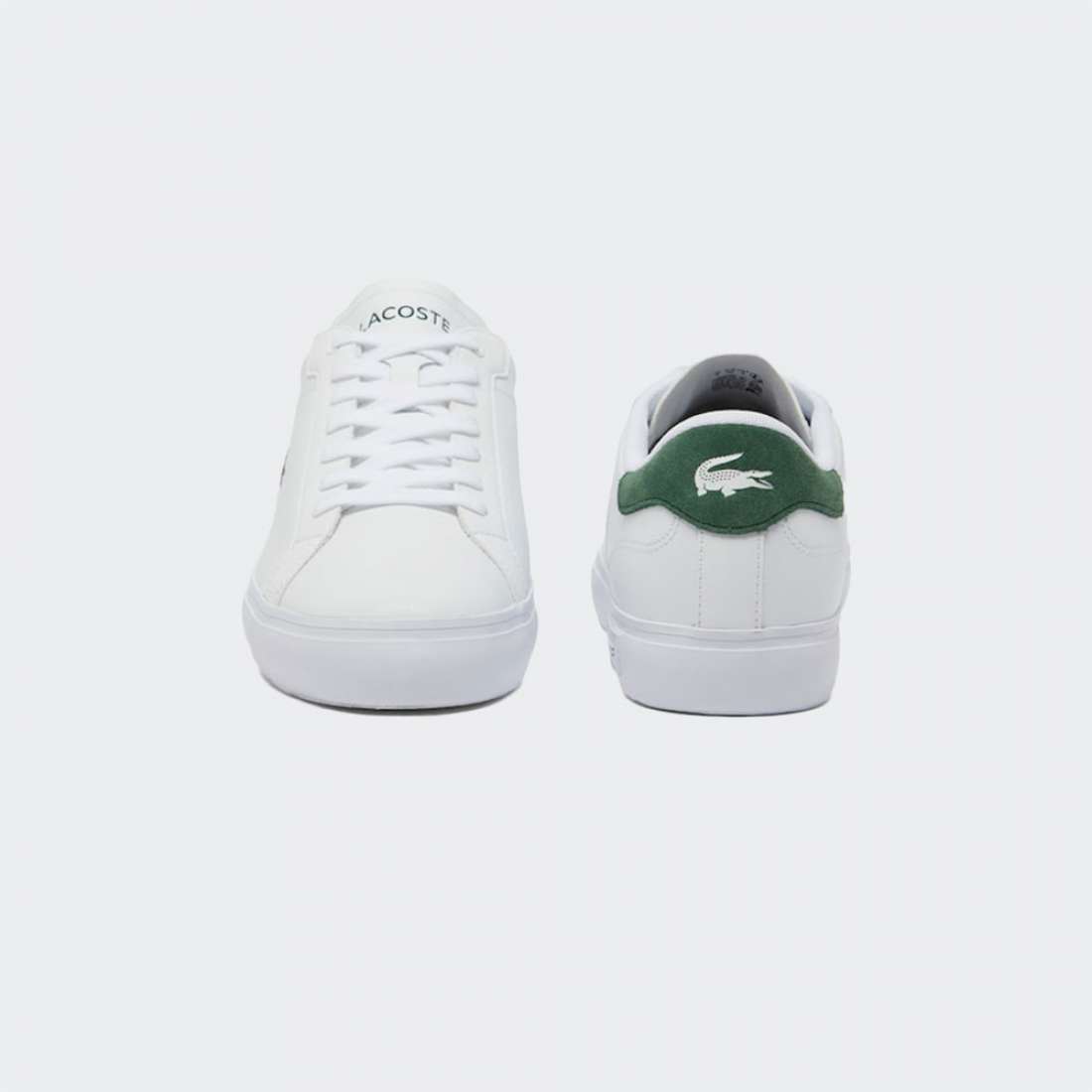 LACOSTE POWERCOURT WHT/DK GRN