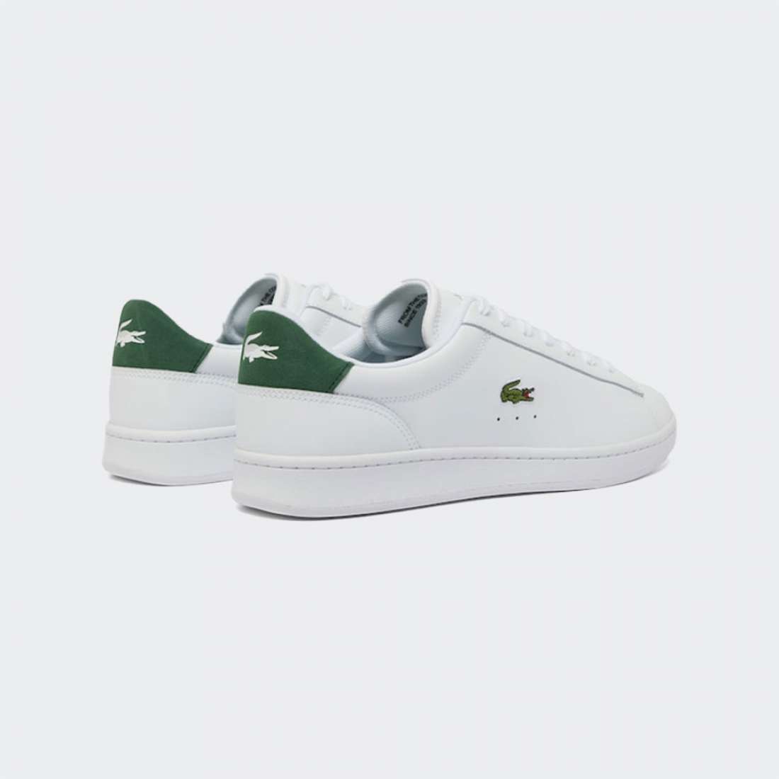 LACOSTE CARNABY PLATFORM WHT/DK GRN