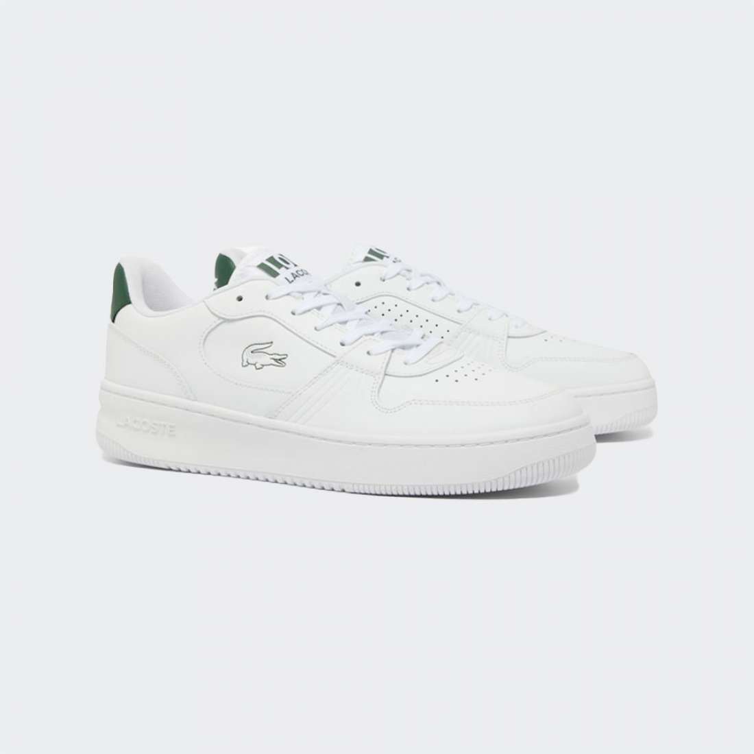 LACOSTE L001 SET WHT/DK GRN