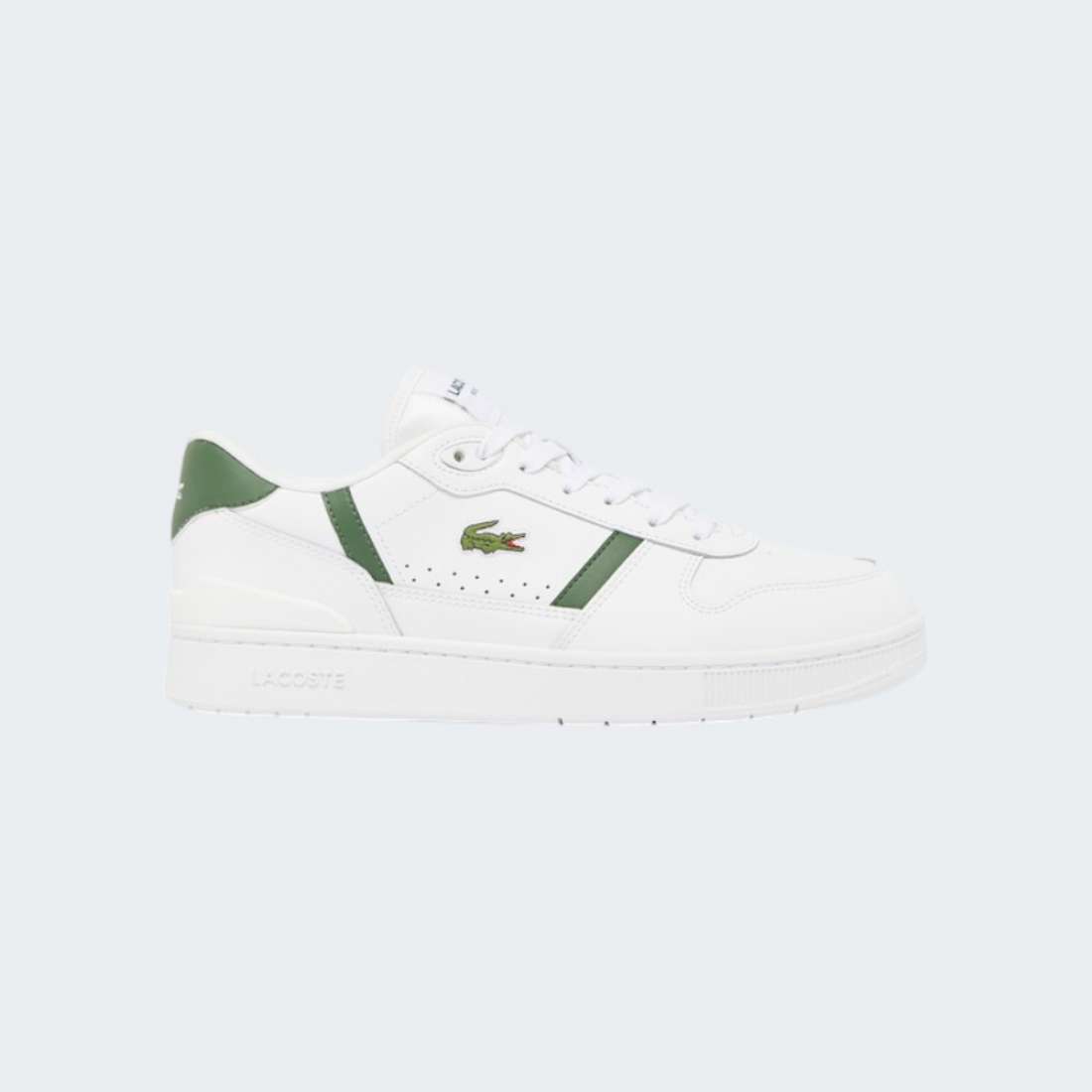 LACOSTE T-CLIP SET SNEAKERS WHT/DK GRN