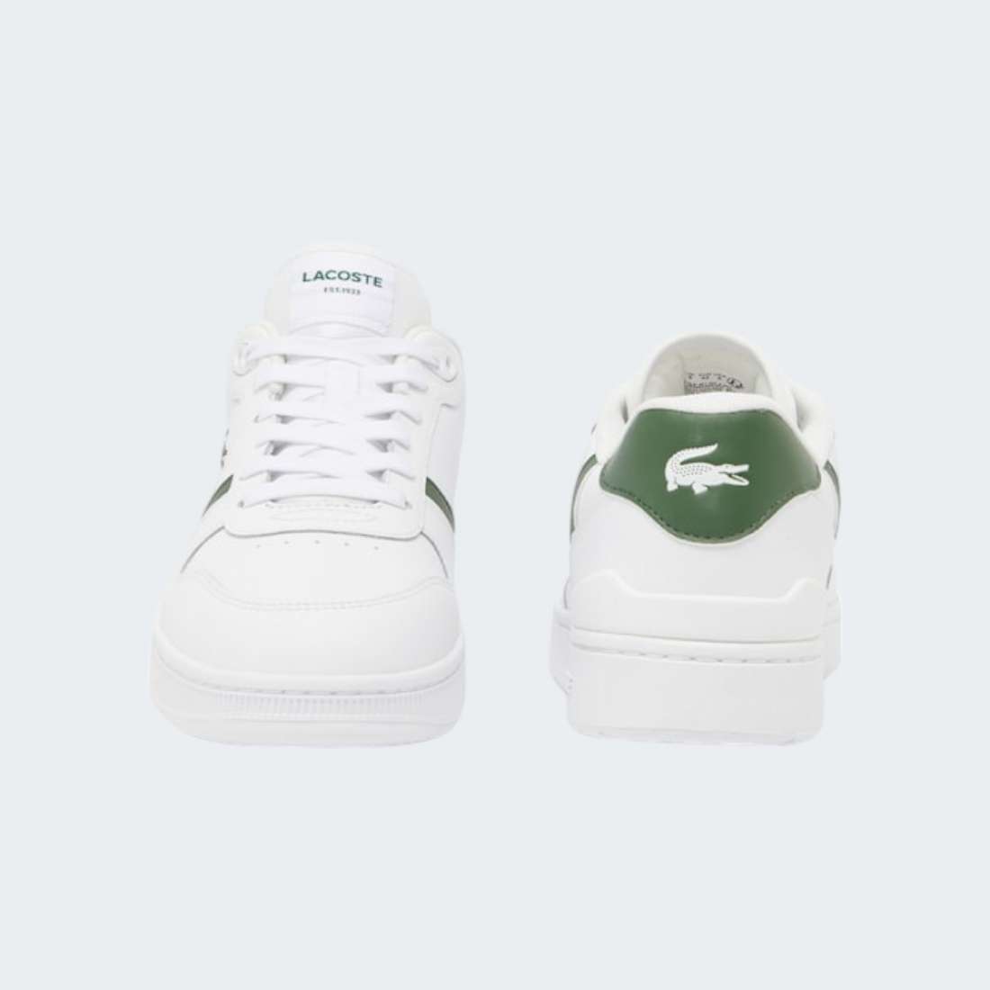 LACOSTE T-CLIP SET SNEAKERS WHT/DK GRN