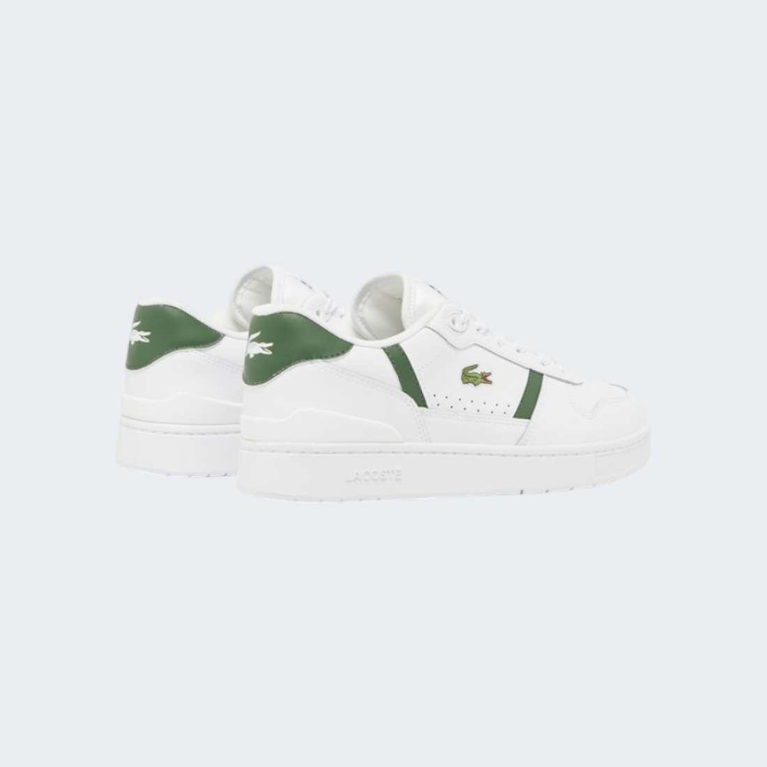 LACOSTE T-CLIP SET SNEAKERS WHT/DK GRN