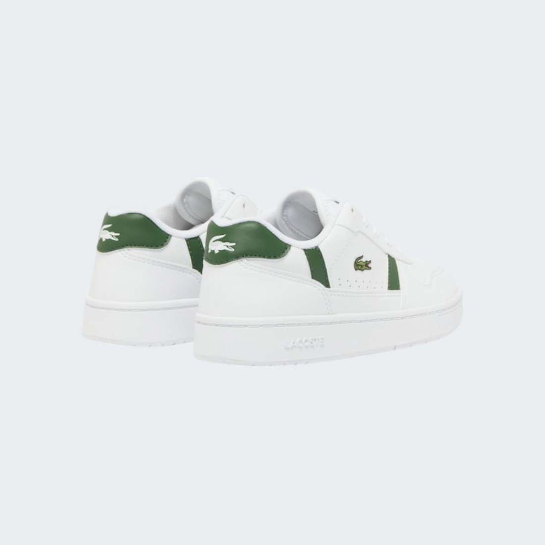 LACOSTE C T-CLIP WHT/ DK GRN