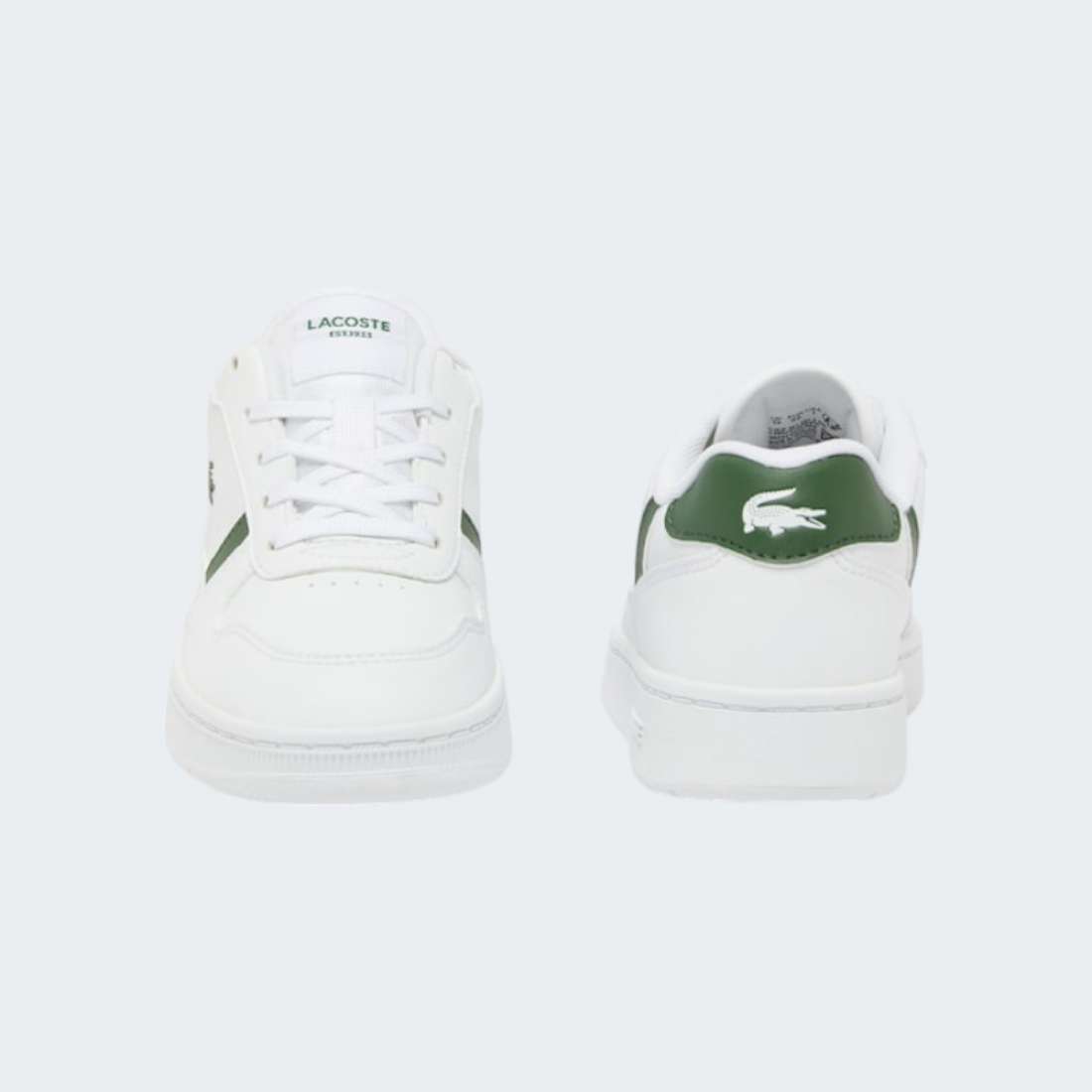 LACOSTE C T-CLIP WHT/ DK GRN