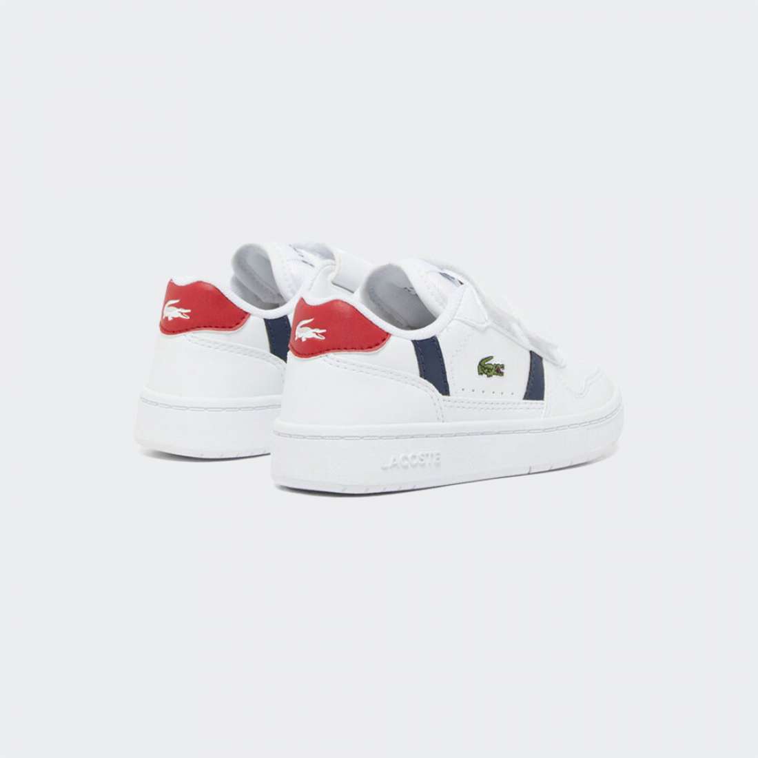 LACOSTE INF T-CLIP SET WHT/RED/NVY