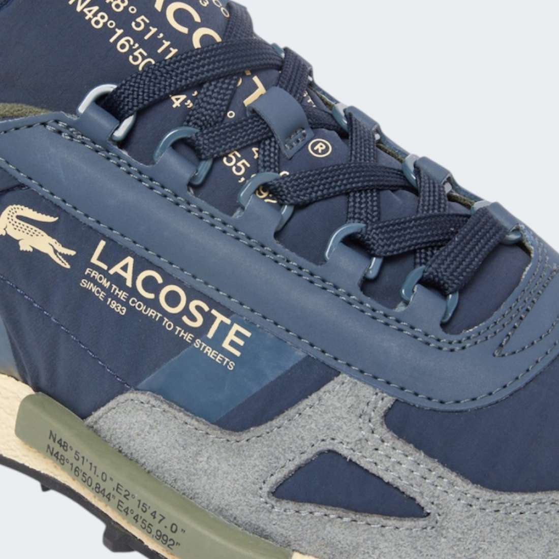 LACOSTE ELITE ACTIVE NVY/KHK