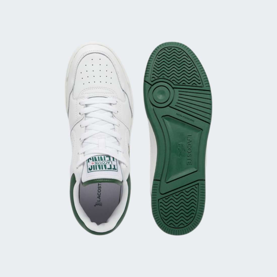 LACOSTE LINEDRIVE WHT/DK GRN