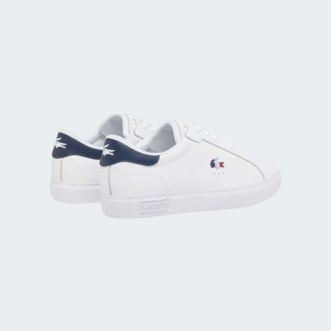 LACOSTE POWERCOURT WHT/NVY/RED