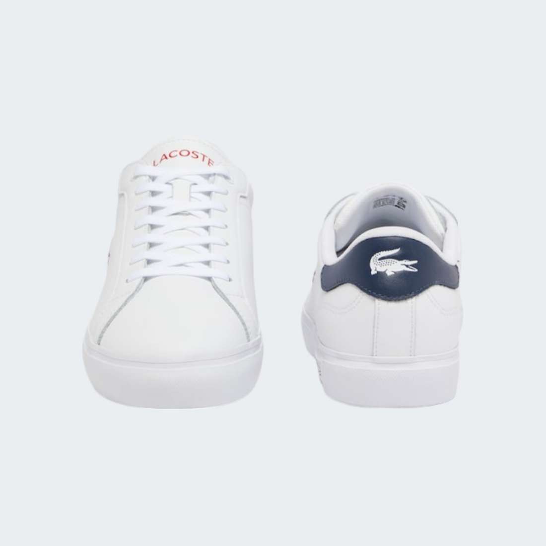 LACOSTE POWERCOURT WHT/NVY/RED