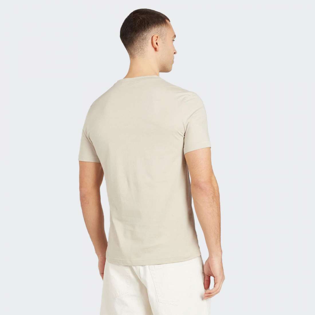 TSHIRT BOSS THINKING LIGHT BEIGE