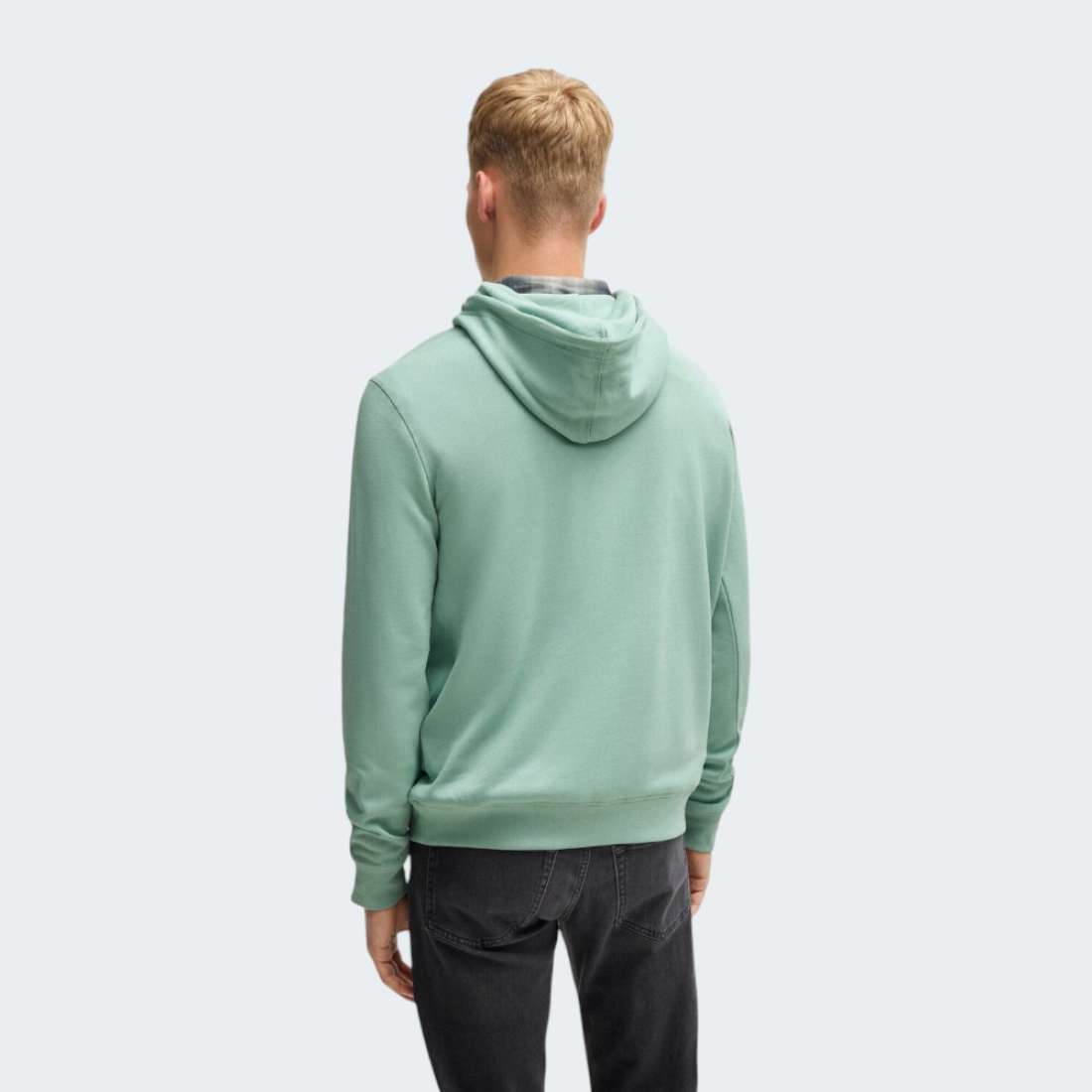 HOODIE BOSS WETALK OPEN GREEN