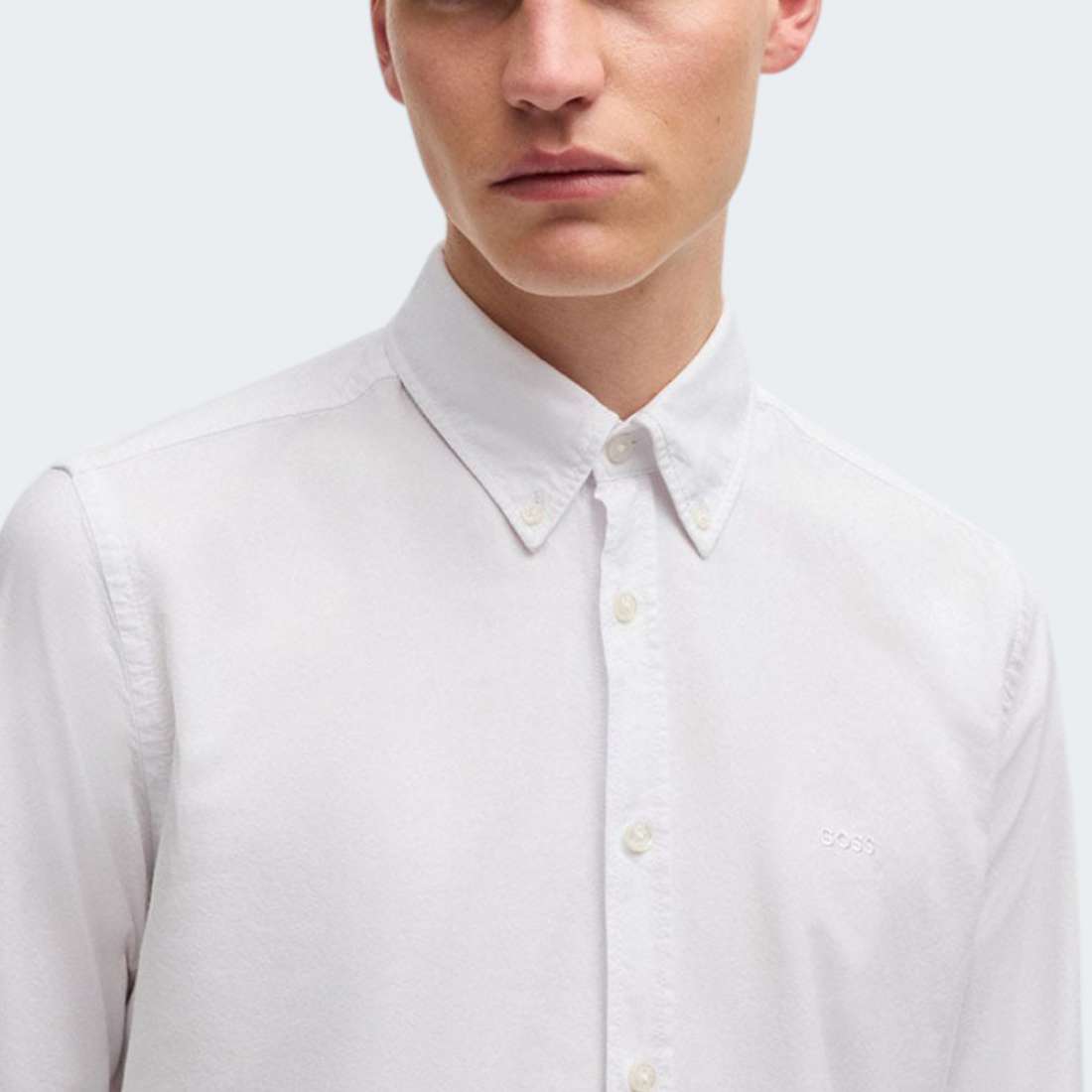 CAMISA BOSS RICKERT WHITE