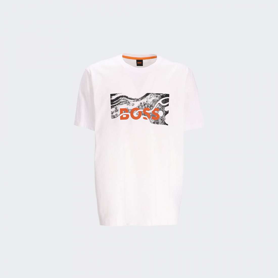 TSHIRT BOSS  BUILDING WHITE