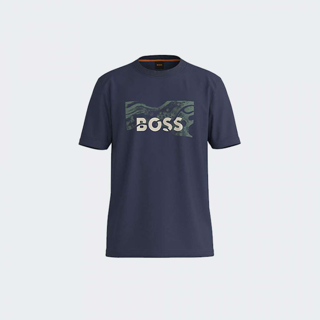 TSHIRT BOSS BUILDING DARK BLUE