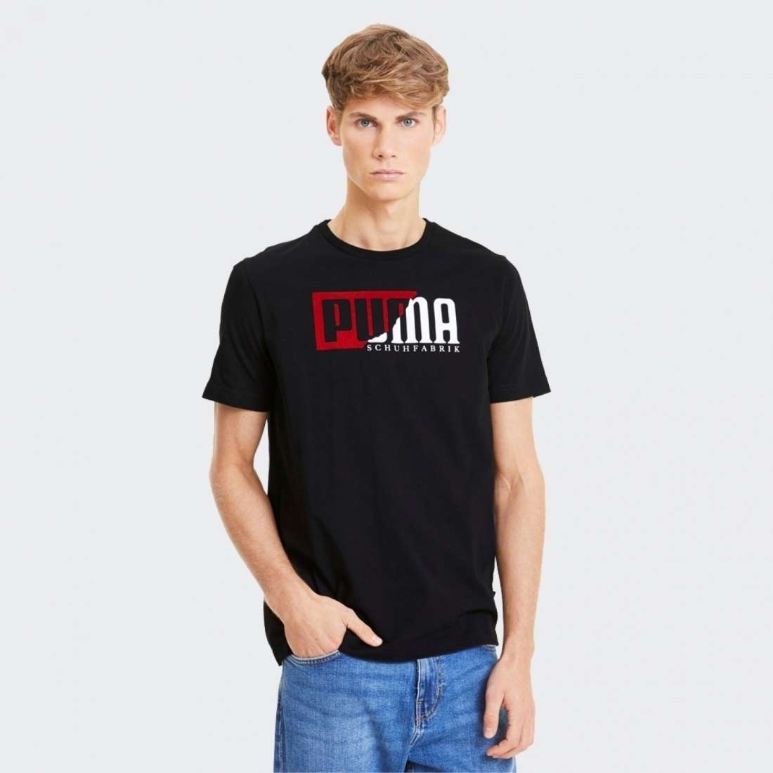 TSHIRT PUMA FLOCK GRAPHIC BLACK