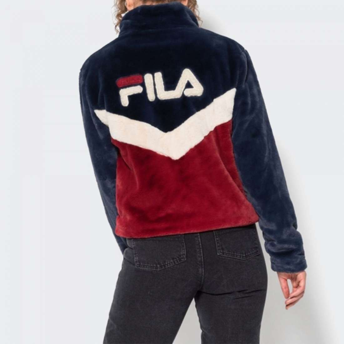 CASACO FILA CHARMAINE BLUE/WHITE/RED