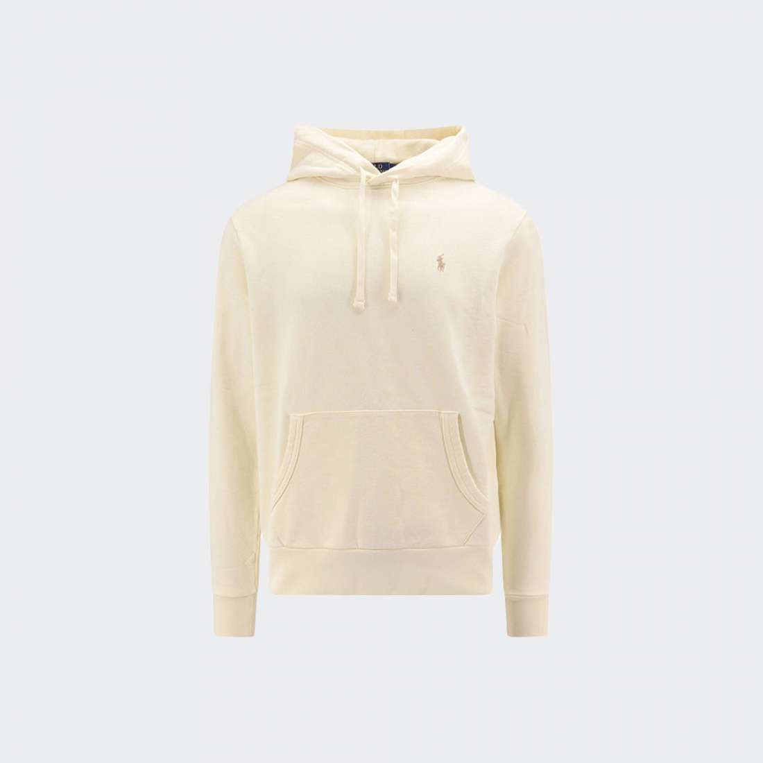 HOODIE RALPH LAUREN LOOPBACK CLUBHOUSE CREAM