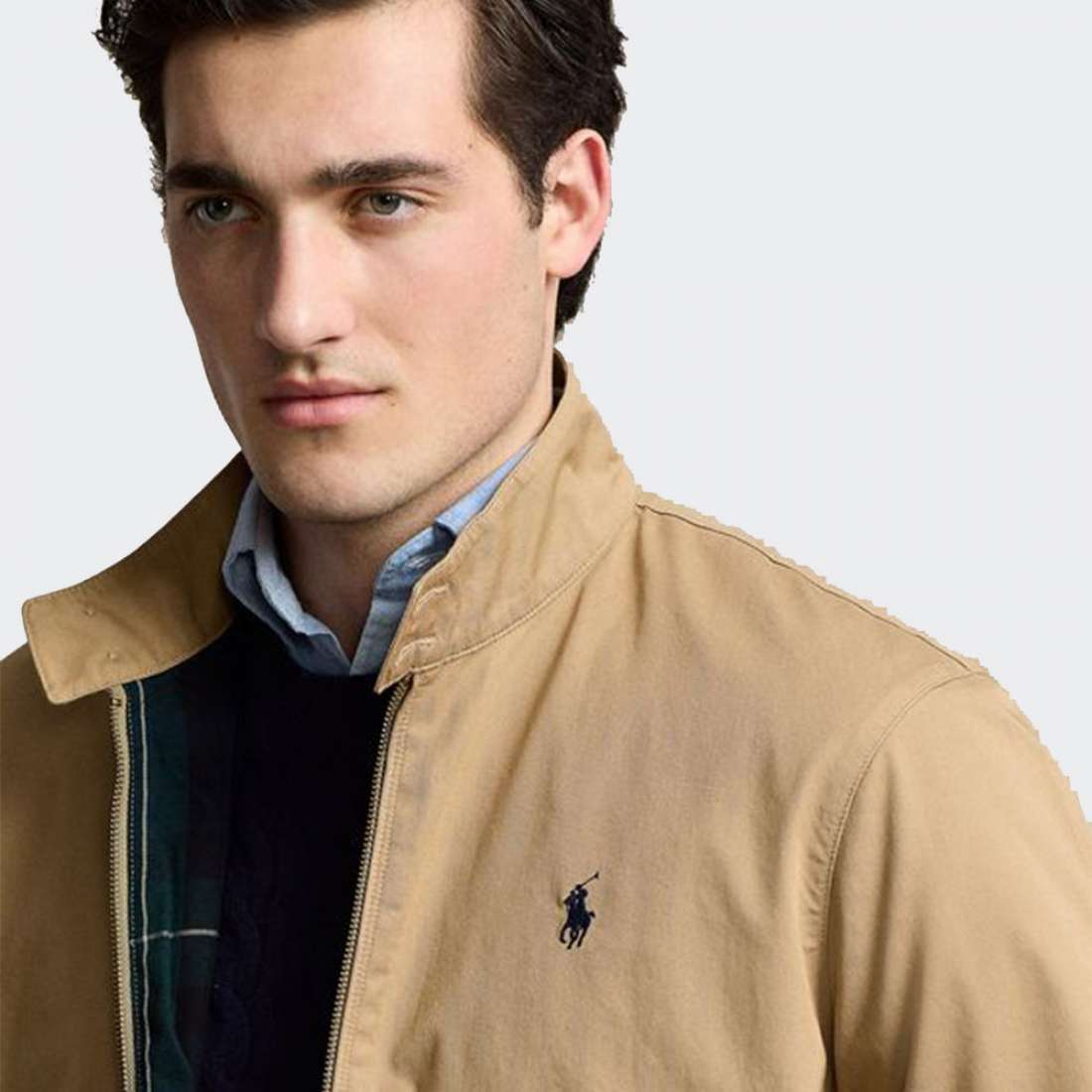 CASACO RALPH LAUREN TWILL CAFE/TAN