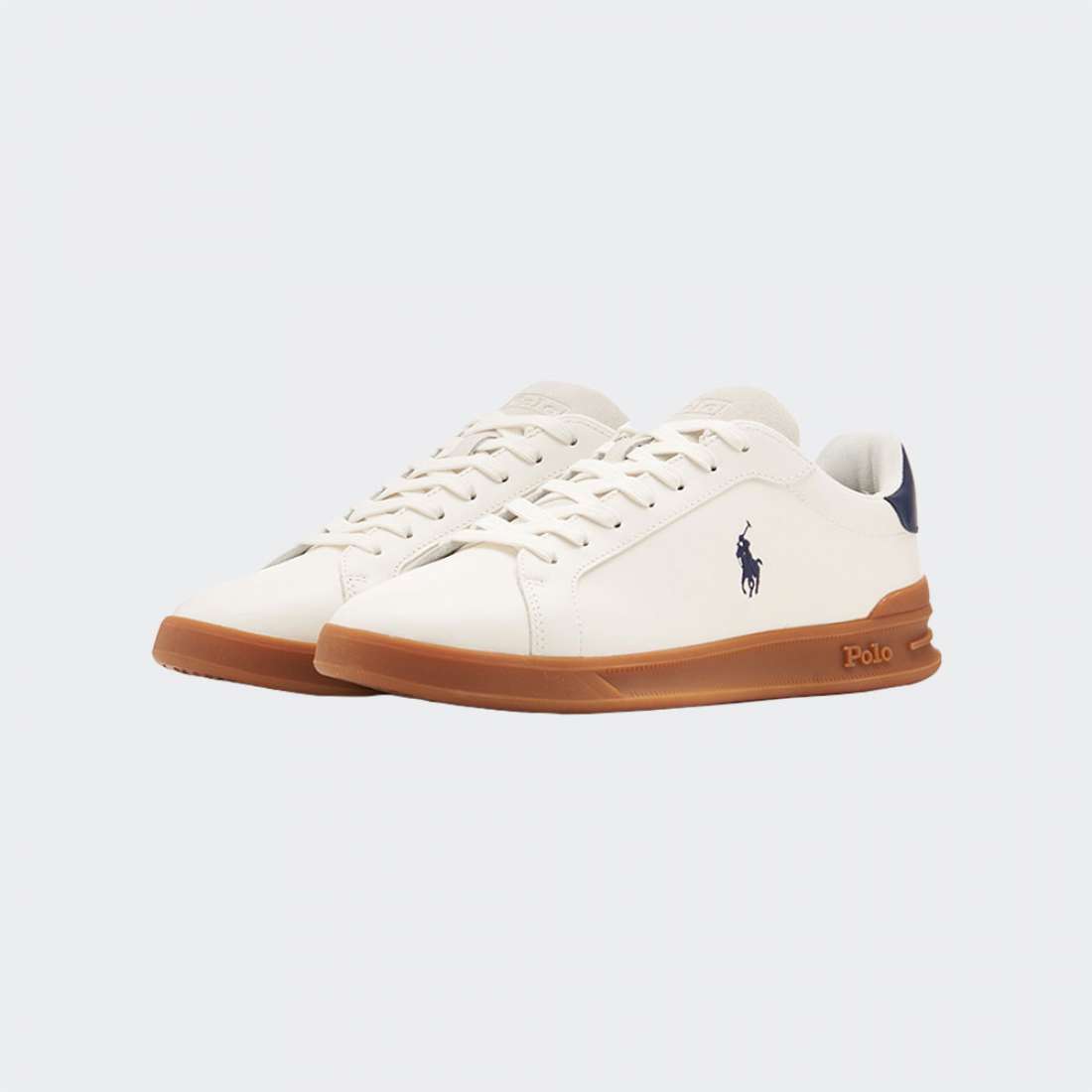 RALPH LAUREN HIGH TOP DECKWASH WHITE/NAVY