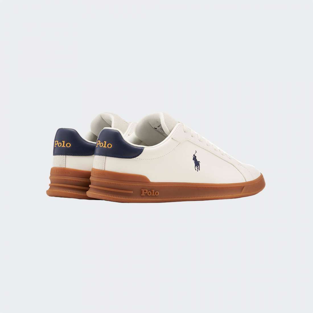 RALPH LAUREN HIGH TOP DECKWASH WHITE/NAVY