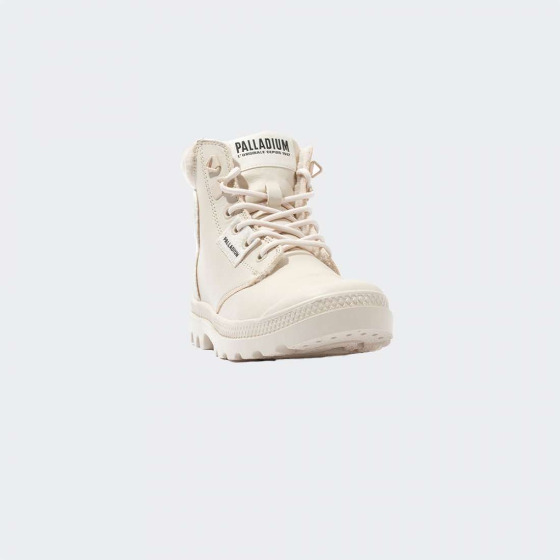 BOTAS PALLADIUM PAMPA HI ALMOND MILK